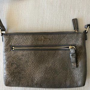 Cole Haan Distressed Silver Crossbody